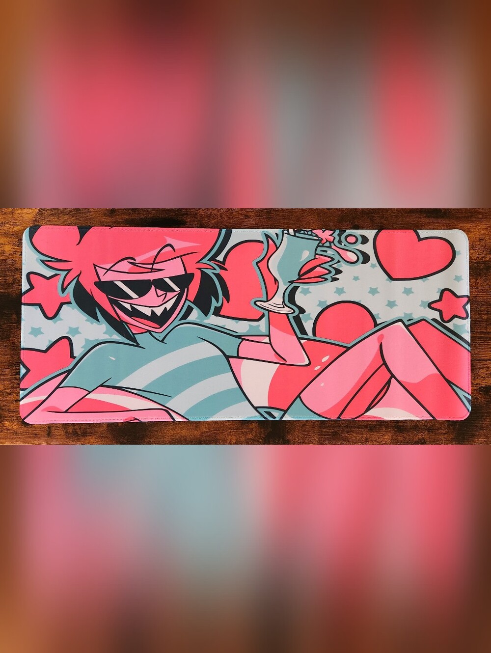 Unoffical Summer Alastor Playmat - Hazbin Hotel